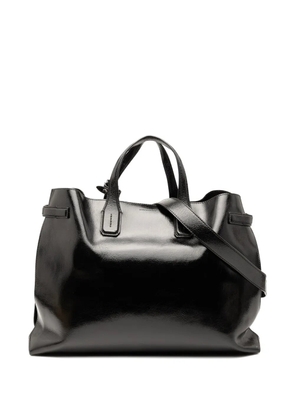 Burberry Pre-Owned 2010-2025 Large Soft Calfskin Banner satchel - Black