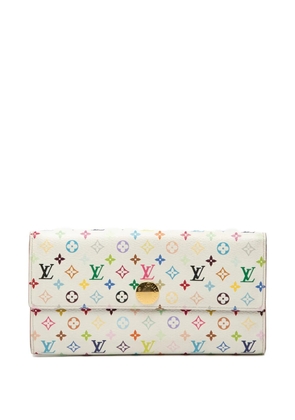 Louis Vuitton Pre-Owned 2009 Monogram Multicolore Sarah Wallet long wallets - White