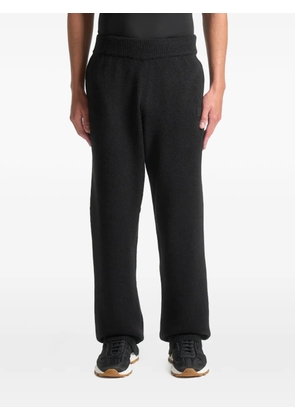Manière De Voir patch track pants - Black