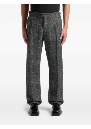 Manière De Voir Joseph herringbone trousers - Black