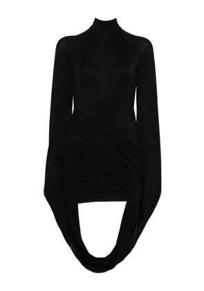 AXEL 113 Luna draped mini dress - Black