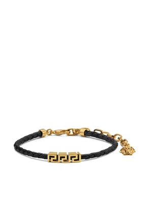 Versace Greca leather bracelet - Gold