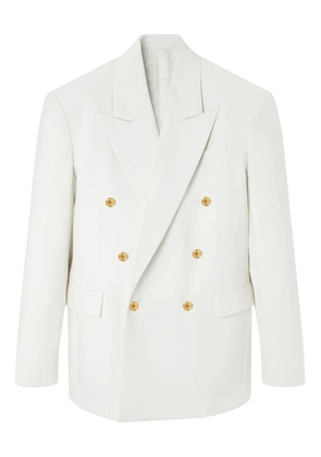 Versace double-breasted button-up jacket - White