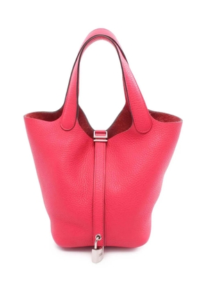 Hermès Pre-Owned 2017 Taurillon Clemence Picotin Lock 18 handbag - Pink