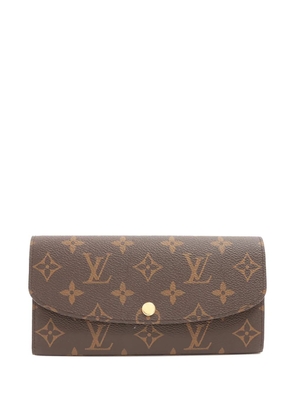 Louis Vuitton Pre-Owned 2021-2025 Monogram Emilie Wallet long wallets - Brown