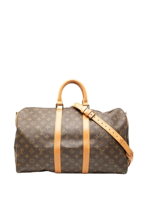 Louis Vuitton Pre-Owned 1990 Monogram Keepall Bandouliere 45 travel bag - Brown