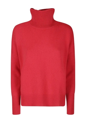 Lisa Yang Heidi turtleneck cashmere sweater - Red
