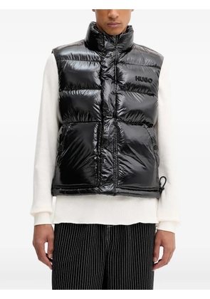 HUGO padded funnel-neck gilet - Black