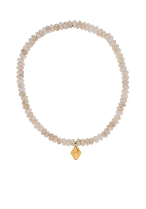 Walters Faith 18k yellow gold beaded charm bracelet - Neutrals