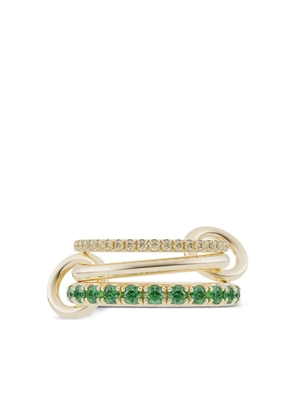 Spinelli Kilcollin 18K yellow gold emerald ring