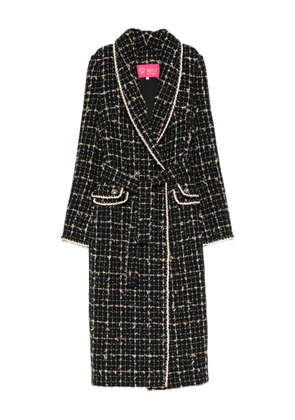 MIAU by Clara Rotescu Bohdi trimmed coat - Black