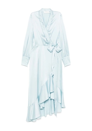 ZIMMERMANN silk midi dress - Blue