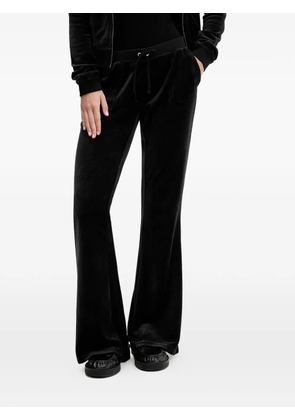 Juicy Couture drawstring-fastening pocket track pants - Black