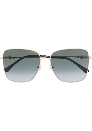 Jimmy Choo Eyewear square-frame sunglasses - Gold