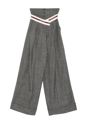 Antonio Marras plaid trousers - Grey