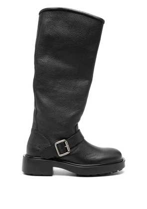 Copenhagen buckle-detail round-toe boots - Black