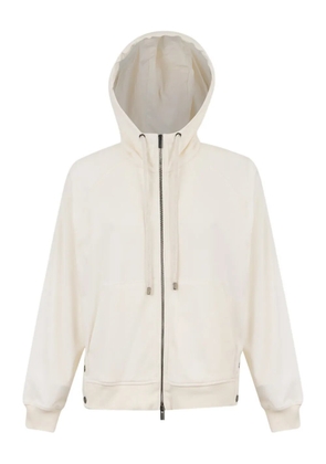 Peserico zipped hoodie - Neutrals