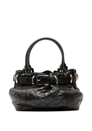 Burberry Pre-Owned 2000-2017 Large Quilted Leather Beaton tote bag - Black