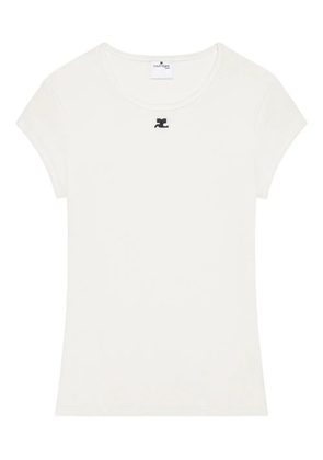 Courrèges logo T-shirt - White