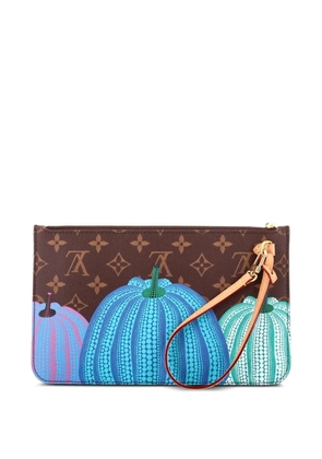 Louis Vuitton Pre-Owned Neverfull Pochette Yayoi Kusama Pumpkins Monogram Canvas Large pouch - Brown