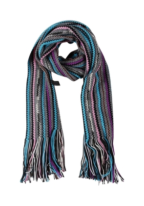 Missoni fringed scarf - Blue