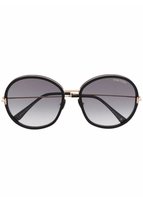 TOM FORD Eyewear FT0946 round sunglasses - Black