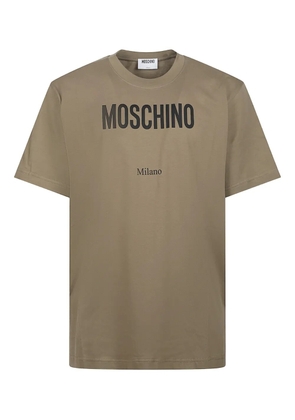 Moschino logo-print T-shirt - Green