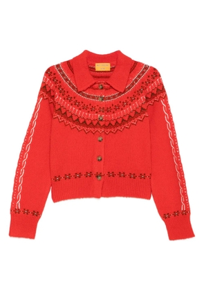 Guest In Residence Cloud Chalet button-front cardigan - Red