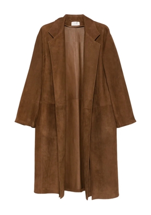 The Row Serenis panelled-split coat - Brown