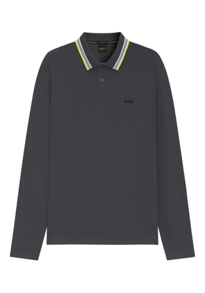 BOSS long-sleeve polo shirt - Grey
