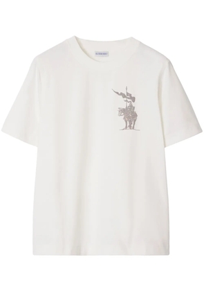 Burberry Equestrian Knight-motif T-shirt - Neutrals