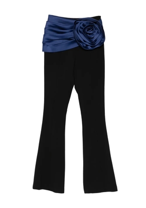Carolina Herrera flower trousers - Black