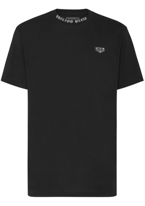 Philipp Plein logo-plaque T-shirt - Black
