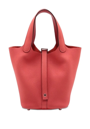 Hermès Pre-Owned 2023 Clemence and Swift Picotin Lock 18 Eclat handbag - Pink