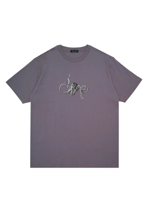 dime graphic-print T-shirt - Purple