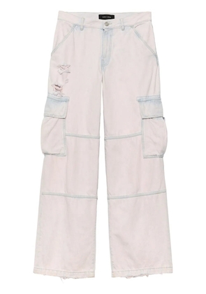 Purple Brand bleached-effect cargo jeans - Neutrals