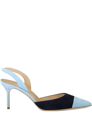 Manolo Blahnik 70mm Capsli slingback pumps - Blue