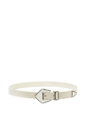 ISABEL MARANT Coraline geometric-buckle belt - Neutrals