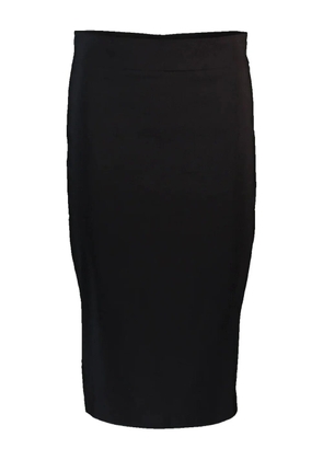 Avenue Montaigne straight-hem pencil midi skirt - Black