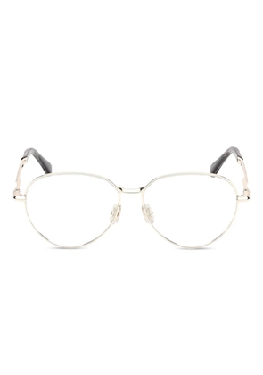 Max Mara Eyewear round-framed glasses - Gold