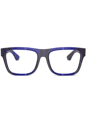 Burberry Eyewear Vintage Check-pattern glasses - Blue