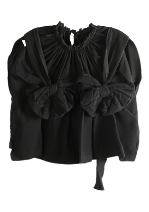 Comme des Garçons TAO bow-detail top - Black