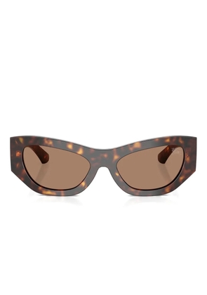 Burberry Eyewear tortoiseshell geometric sunglasses - Brown