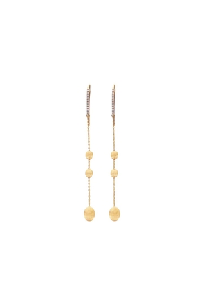 NANIS 18K yellow gold diamond earrings
