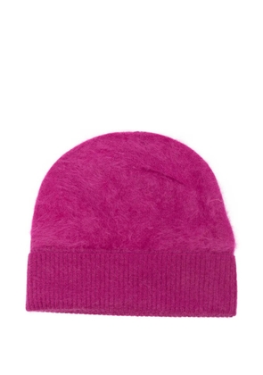 absolut cashmere Moira brushed-cashmere beanie hat - Pink