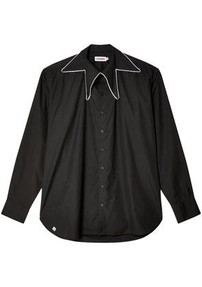 Charles Jeffrey Loverboy star-motif cotton shirt - Black