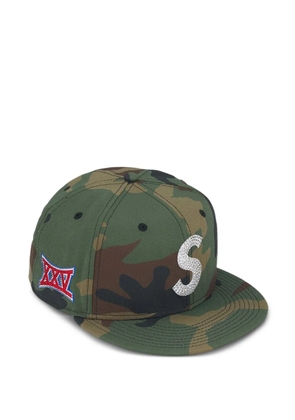 Supreme x New Era® Swarovski-embellishment cap - Green