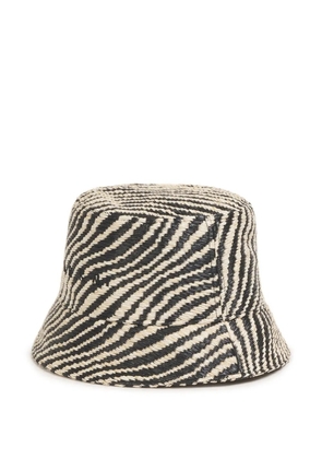 Marni wavy-pattern bucket hat - Black