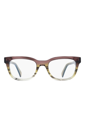 Paul Smith rectangle-frame glasses - Brown