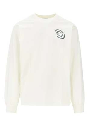 This Is Never That Spiral logo T-shirt - Neutrals